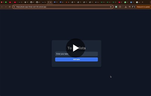 Built a Simple To-do App with Vanilla Javascript and DOM Manipulation | Koushik Mahesh posted on the topic | LinkedIn