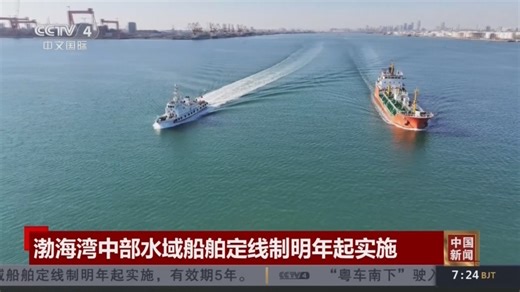 [中国新闻]渤海湾中部水域船舶定线制明年起实施