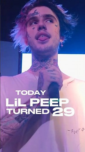Lil Peep Birthday Animation in Memory | Motion art