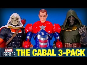 Marvel Legends The Cabal Iron Patriot Taskmaster Doctor Doom 85th Anniversary Hasbro In-Hand Review