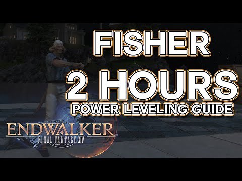 Leveling Fisher from 80 to 90 in 2 hours - FFXIV Endwalker