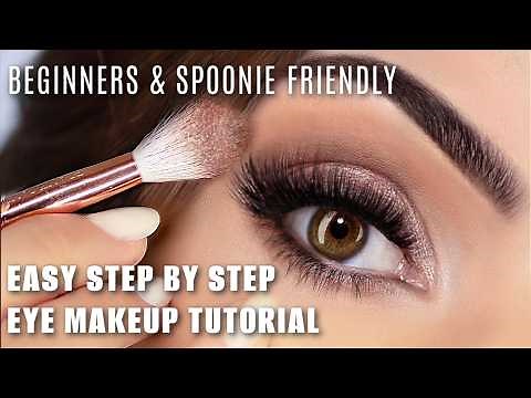 Beginners Eye Makeup Tutorial | Soft Glam Wedding Eye Makeup & Spoonie Friendly