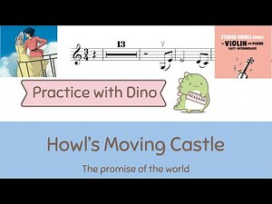 Howl's Moving Castle - Promise of the World - Violin Tutorial (Easy Intermediate)