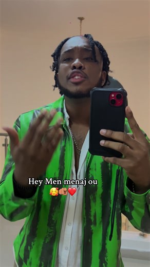 Men menaj ou ❤️🫵🏽 voye video sa bay menaj ou - jodya à 6hPM 🏌🏽‍♂️