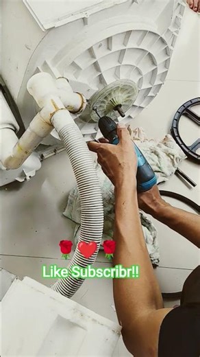 Removing the gear box of a Sharp 2-tub washing machine #asdachanel