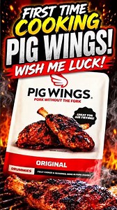 First Time Cooking Pig Wings! Wish Me Luck! 🐷🔥