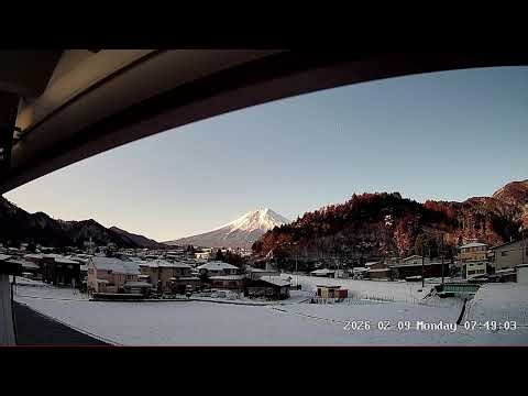 富士山ライブカメラ 山梨県富士吉田市 Yaamanashi Fujiyoshida Live camera.world.cam