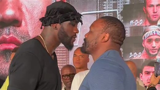 Chisora almost comes to blows with Wilder after face off and calls out ex-champ