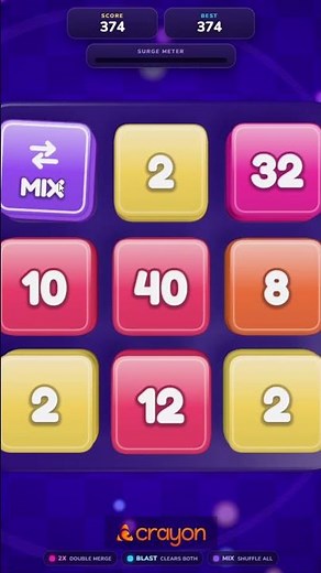 I Generated a 2048 Merge Game with 2 Prompts! 🧩 (Zero Code) #Shorts