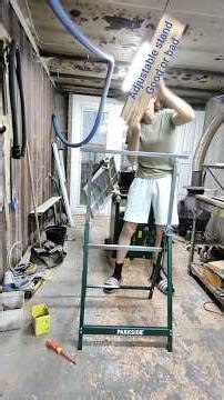 parkside adjustable trestle. first thoughts. #woodscraft #carpentry #diy #woodwork #woodworking