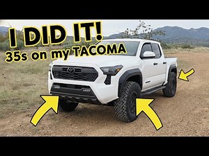 The SECRET to Fitting 35s on the New Tacoma (Step-By-Step)
