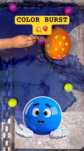 Satisfying Balloon Pop 🎈💥 Color Explosion ASMR #Shorts #explosion #asmr