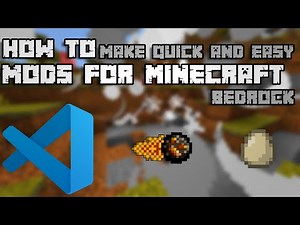 How to make quick and easy mods (addons) for Minecraft Bedrock on PC