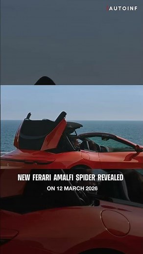 Ferrari Amalfi Spider Officially Revealed: The 640HP Masterpiece 🇮🇹 #ferrari #autoinf