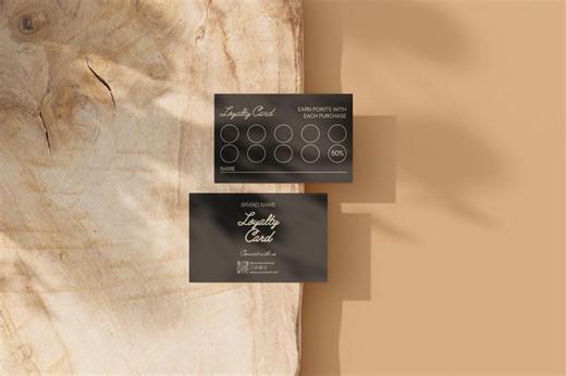 Loyalty Card Design Canva Template, 3 Colors, Customer Reward Card, Loyalty Stamp Cards Template, Client Loyalty Card Printable - Etsy