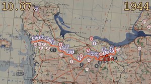 Animated map of the Normandy landings (day by day)