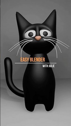 Easy Blender with Julie | Cute Cat in Blender