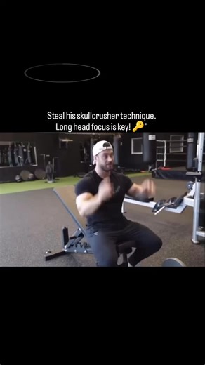 Discipline | Fitness | Lifestyle | "A breakdown of Chris Bumstead's (Cbum) skullcrusher form, emphasizing how to target the long head of the tricep by letting the bar travel... | Instagram