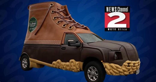 708 Shoe Size? Check Out the Giant L.L.Bean Bootmobile in New Hartford on Friday