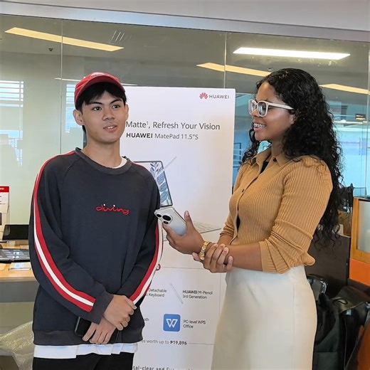 Join us on our university tour as we brought the latest HUAWEI MatePad innovations to De La Salle College of Saint Benilde! Students got hands-on with the #HUAWEIMatePad115S, exploring its innovative features like PaperMatte Display, GoPaint, and HUAWEI notes. Hear what they think about this tablet and how it could be their studying buddy! Learn more: https://bit.ly/3WqEyYi #GoPaintYourWorld #CreationOfBeauty #PaperMatteEdition | Huawei Mobile