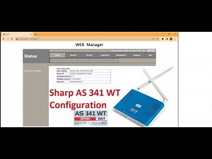 Sharp AS 341 WT Configuration | XPON ONT Configuration | Router Configuration | PPPoE Configuration