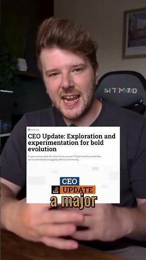 Is Stack Overflow done for or can they bring it back to life? #compsci #softwaredeveloper