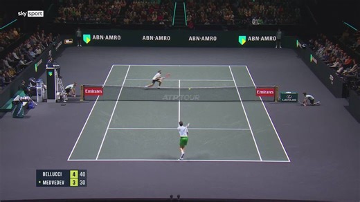 Mattia Bellucci - Daniil Medvedev - die Highlights | ATP Rotterdam