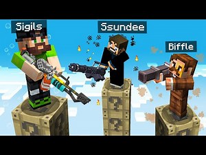RANDOM GUN Lucky Block Towers in Minecraft