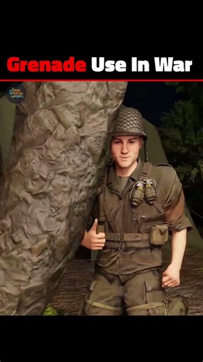 Use of Grenade In World War 2. #facts #3danimation