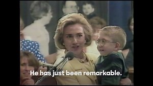 4M views · 1.9K reactions | Ryan Moore talks about living with a disability—and the friend he made back in 1994, First Lady Hillary Clinton: "She looks at me the way I always wanted to be looked at." | Hillary Clinton | Facebook