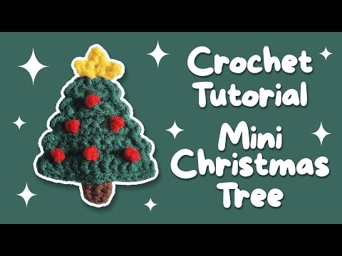 ✨ Tutorial - Mini Magnetic Christmas Tree 🎄 (Free Pattern)