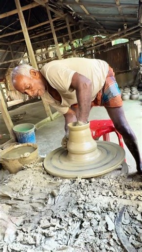 Amazing clay item making process 🏺✨ So satisfying handmade art!