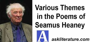 Seamus Heaney Poetry Themes - ASK LITERATURE