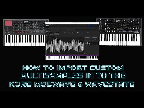 Unlock the Power of Custom Samples in Korg Modwave & Wavestate!