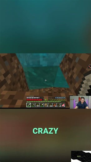 Minecraft Player Masters Layers & Dives Deep for Secrets! #shorts