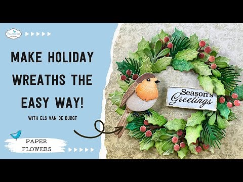 How to Make Holiday Wreaths the Easy Way!