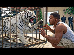Franklin Captures the Rarest White Tiger in Los Santos | GTA 5 Mods