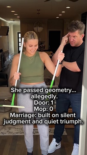 662K views · 7.1K reactions | No thoughts, just mop 易✨粒 #MarriageMoments #SpatialAwarenessWho #QuietJudgment | Donald Jenkins | Facebook