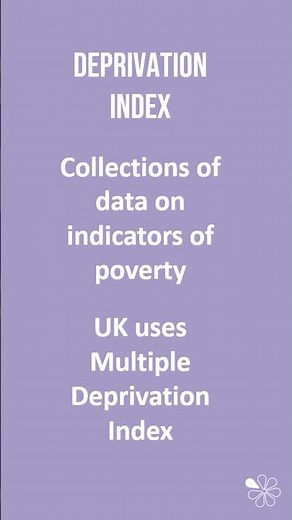 Deprivation Index | 60 Second Sociology (GCSE Social Stratification)