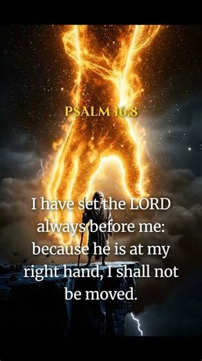 Encouraging Bible Verses - Psalm 16:8 - How To Be Unshakable? 🛡️🙏