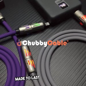 8.2K reactions · 1.1K shares | 4-IN-1 Colorful Breathing Light Cable 240w Fast Charging⚡️ Durable Quality, Well Design | Chubbycable | Facebook