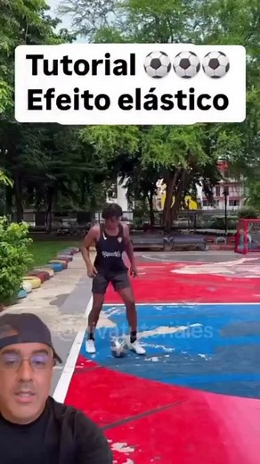 6.1K views · 14K reactions | Efeito elástico pra descontrair no seu bate-bola ⚽️‍ . . . . . . Créditos: givatutoriales #futebol #futbol #soccer #futebolarte #craquesdefutebol #jogadasdefutebol #melhoresmomentosdofutebol #futebolmania #futebolnosso #paixãonacional #drible #passe #chute #golaço #falta | Ricardofutoficial1 | Facebook