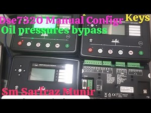 Dse7320 Manual Configuration / Introduction/ operations keys , oil and Temperature Sensors bypass