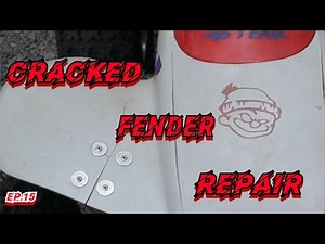 PLASTIC WELD REPAIR a Cracked ATV & DIRTBIKE