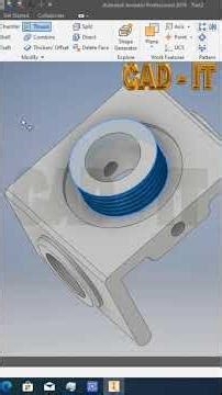 Autodesk Inventor Tutorial: Special Pipe Fitting Design (Beginner-Intermediate) #autodesk #Inventor