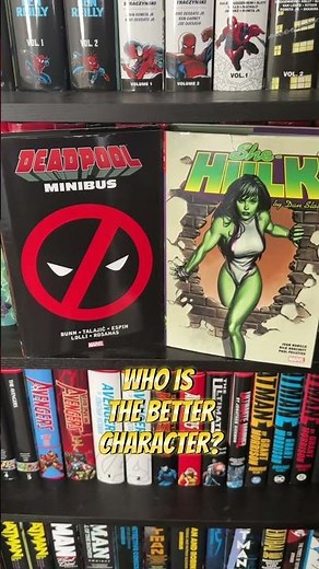Which Comic Book Character Do You Prefer: Deadpool or She-Hulk? #marvel #comics #deadpool #shehulk