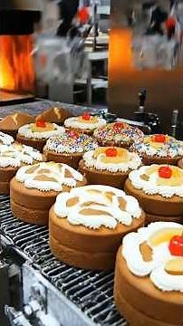 🎂 Inside the Cake Factory | From Batter to Beautiful Cakes