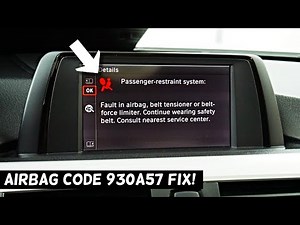BMW AIRBAG LIGHT CODE 930A57 LEFT FRONT DOOR AIRBAG SENSOR BMW F30 F31 F32 F36 328i 330i 335i 320i 3