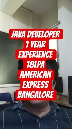 American Express Hiring Java Developer 2025 with 1year experience 18 Lpa