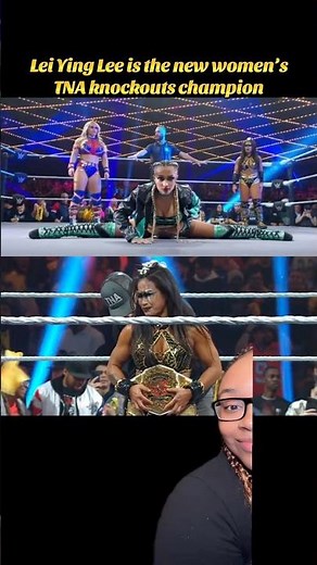 Lei Ying Lee is the new tna women’s knockout champion!